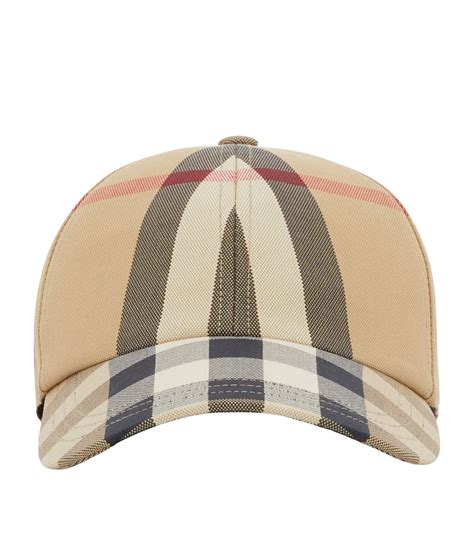 burberry check baseball cap